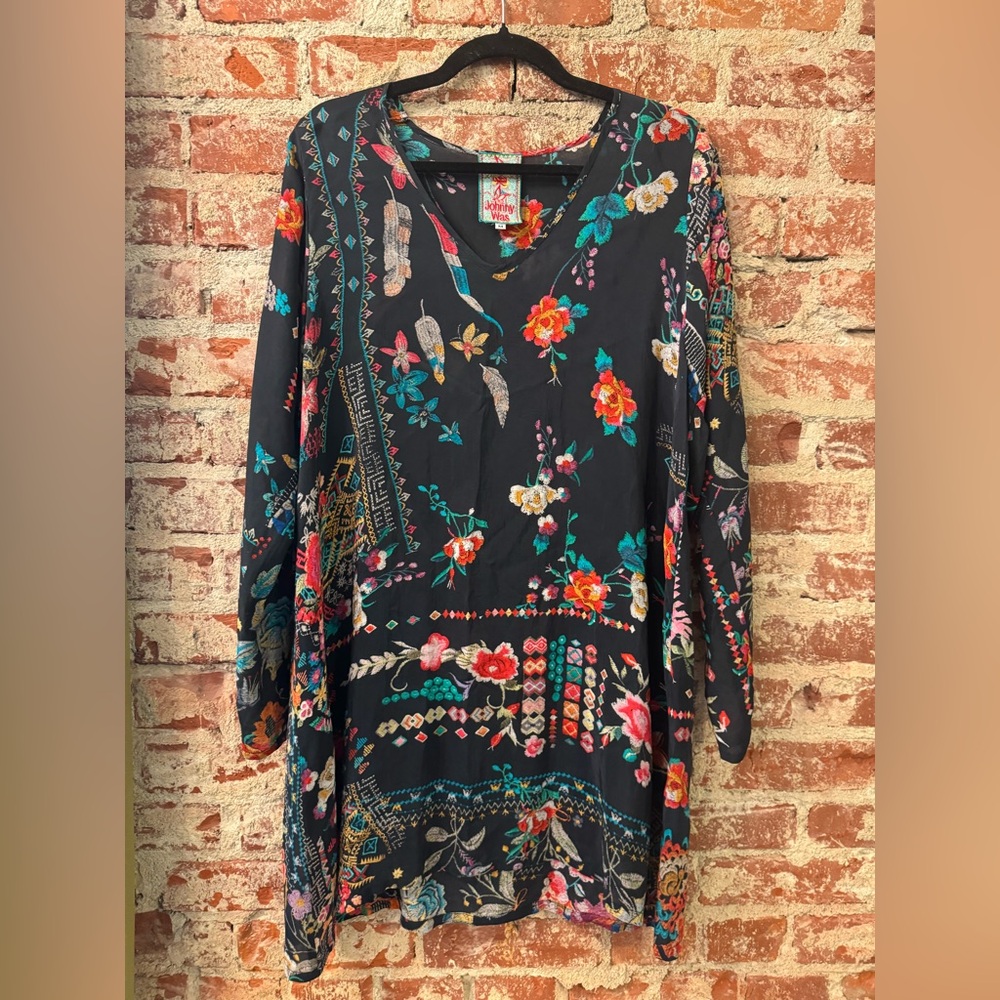 Johnny Was Floral V-Neck Dress - NWOT